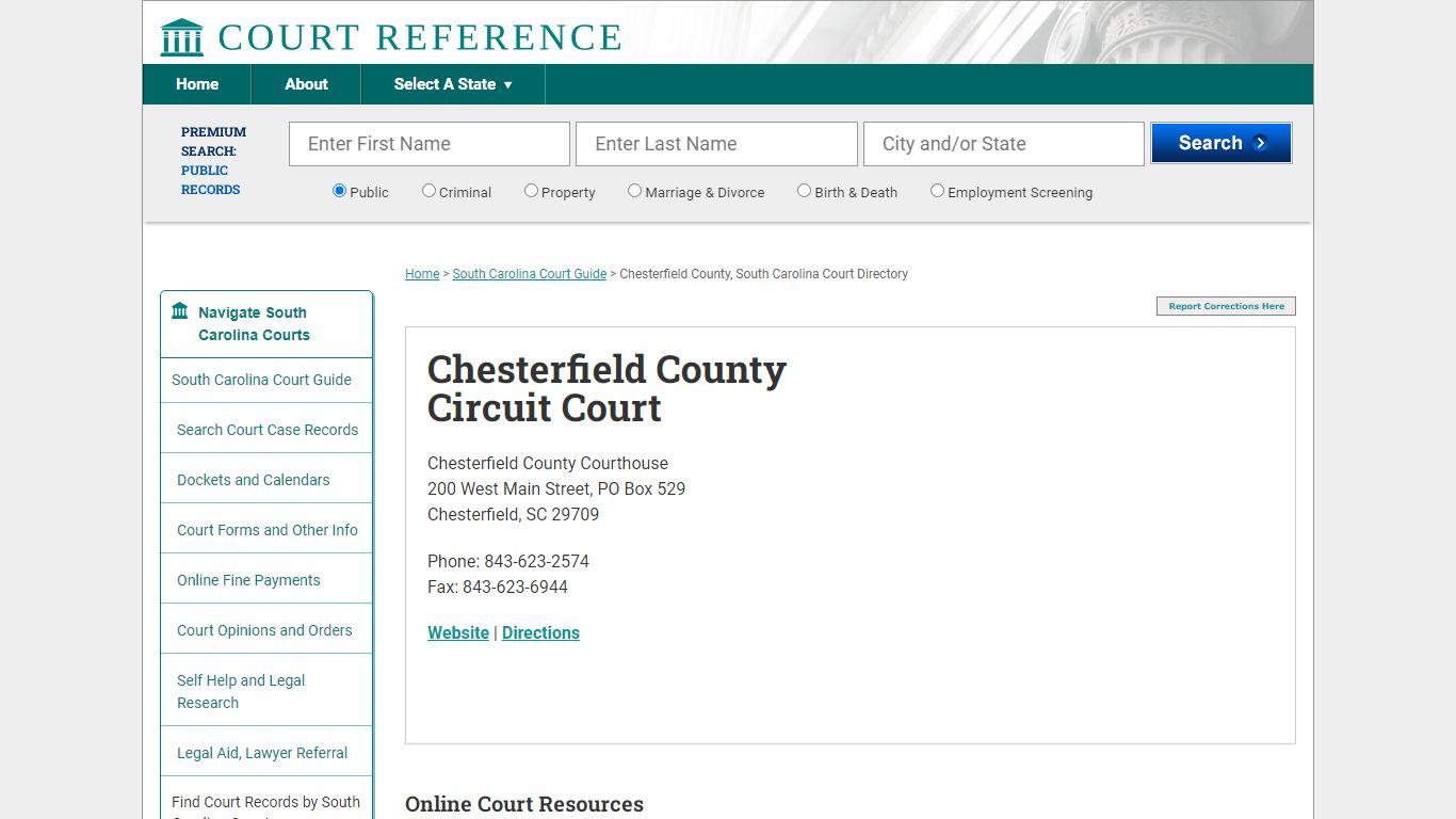 Chesterfield County Circuit Court